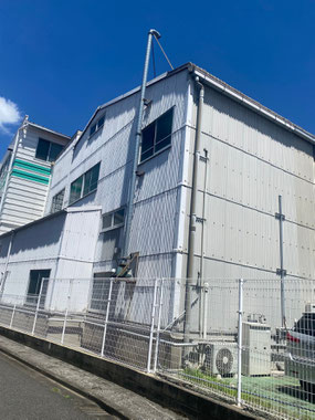 小倉南区工場外壁塗装工事
