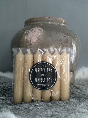 Kaarsenset It's a perfect day kleur sand, Stoer, Sober, Industrieel, Puur, Robuust, Grof, Landelijk wonen, Sfeervol, Geleefd, Stijlvol, Doorleefd, landelijke stijl, landelijke decoratie, vintage.