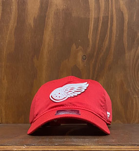 【NHL：デトロイト・レッドウィングス】Detroit Red Wings Fanatics Branded Elevated Core Fundamental Adjustable Hat (Red)