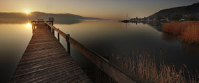 Sonnenaufgang im Strandbad Bodman