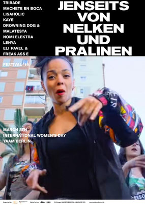 Jenseits von Nelken und Pralinen, Festival, Berlin, World Wide Web, My Voice My Weapon of Choice, Hip Hop, Rap, Female, Woman,Rights