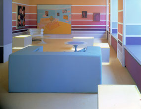 2001 "Interieur No. 76" in "Offensive Malerei", Lothringer13 Halle, München  Photo: Peter Neusser, München