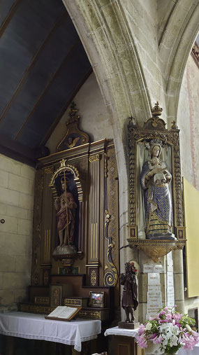  Bild: Notre-Dame de Confort im Ort Le Kaludi, in der Großgemeinde Confort-Meilars, Bretagne  