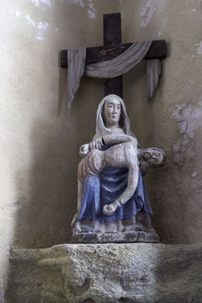 Bild: Pieta in der Chapelle Notre-Dame de Penhors  