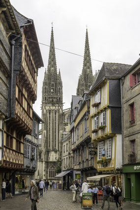 Bild: Blick auf Cathédrale Saint Corentin