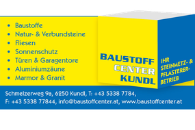 Logo Baustoffcenter Kundl - Ihr Experte für Baustoffe und Natursteine in Tirol