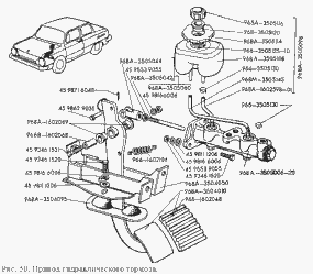 Bremssystem Bremse ЗАЗ-966, ZAZ-968, ZAZ-968A, ZAZ-968M Saporoshez. Brake SAS 966, SAS 968, SAS 968A, SAS 968M. Тормозная система (тормоза) ЗАЗ-966, ЗАЗ-968, ЗАЗ-968А, ЗАЗ-968М Запорожець Запорожец.