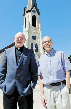 Father Phillip Kruse of St. Joseph’s Parish, along with Capital Campaign Manager and 1979 Marquette graduate Chris Lampe are encouraging the community to get involved.