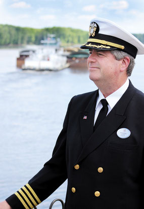 Bellevue’s Mike Blitgen will pilot on the massice SS American Queen starting this season. The 1975 Bellevue graduate has worked on the river for decades.