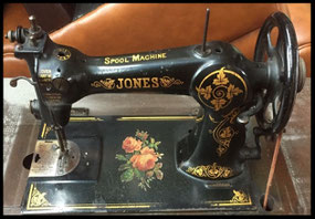 JONES SPOOL MACHINE ............. New Bed Decal