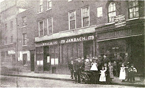 Die Tierhandlung von Charles Jamrach in London, Ratcliff Highway.