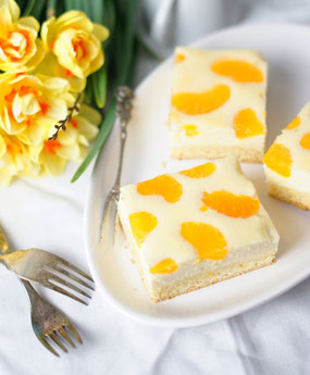 Mandarinenkuchen - Mandarine curd cake