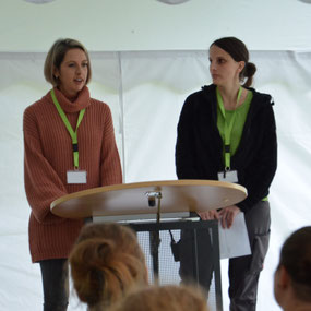 Von links: Bettina Preißer und Verena Marquardt