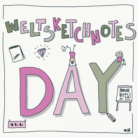 Weltsketchnotes day - Sketchnotes von Simone Abelmann