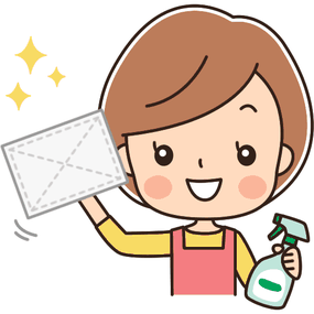 かぶらぎ整骨院・整体院ブログ 花粉症予防のお掃除イメージイラスト