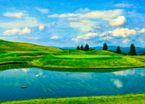 烏山城カントリークラブ (名物ホール) 二の丸4番 PAR3