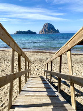 Es vedra with staircase, Ibiza