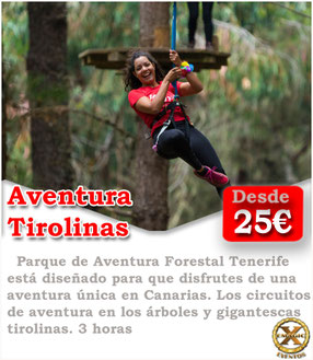 Circuito de aventuras en tenerife