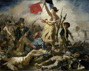 Eugène Delacroix, 28th July, Liberty Leading the People 1830, Paris, Musée du Louvre