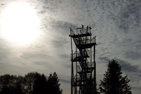 Neuer Aussichtsturm in Remtengrün / Vogtland