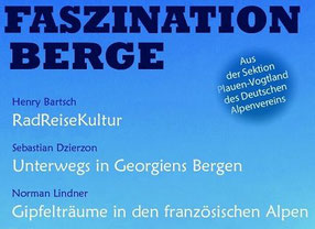 Veranstaltungstipp - Vortragsabend "Faszination Berge", 04.11.2022
