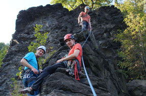 Mittwochsklettern am Dornbusch im Steinicht, 08.09.2021