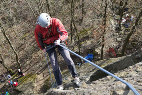 Frühlingsklettern im Klettergebiet Steinicht, 15.03.2020