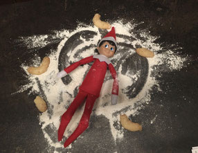 manchmal kommt Hilfe auch vom Weihnachtself 