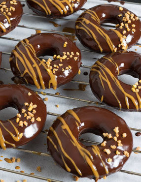 vegan speculoos donuts