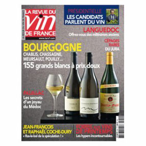 La Revue du Vin de France, Avril 2012.