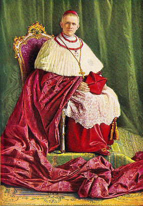 La couleur pourpre et écarlate de Babylone la grande se retrouve dans certains vêtements cléricaux.