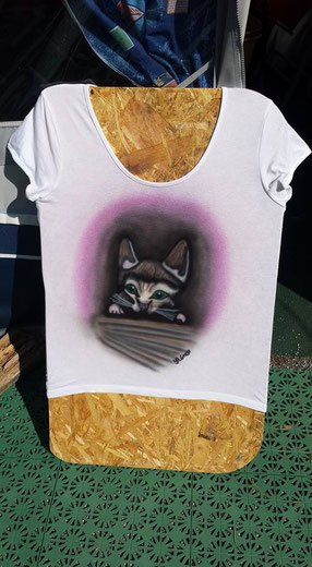T-Shirt Katze, für meine Cousine