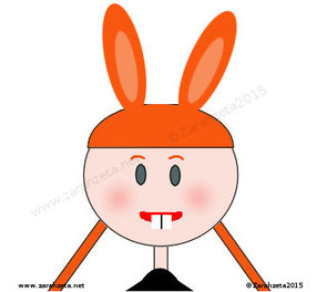 Zarahzetas Emoticon als Osterhase