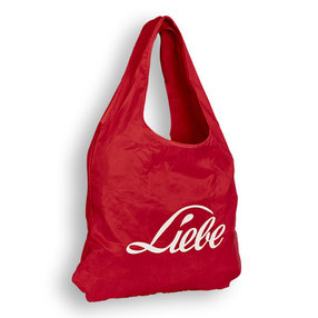 Nylon Shopping bag faltbare Einkaufstasche Pocket Flies Non Woven Liebe Polyester