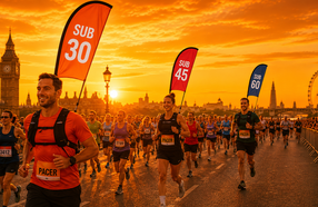 Custom Printed Marathon Pacer Flags