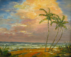 Backus Sky, Oil, 11x14, $400