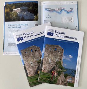 Bestellt kostenlos bei uns: Den Donau-Panoramaweg Etappenplaner, den Stempelpass und das Magazin "Erlebnis Donau" !