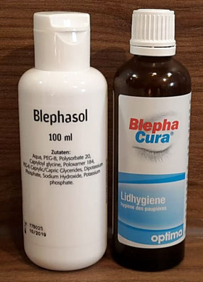 Blephasol Duo und Blepha Cura 