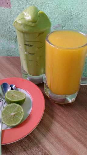 Juices and Smoothies in Ethiopia are easy to come by and cheap. Dante Harker