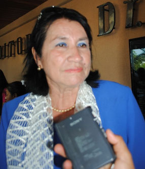 Dra. Elba Domaccin, presidenta en Ecuador de la Organización Mundial para la Educación Preescolar, OMEP.