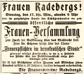 Radeberger Zeitung vom 17.12.1918