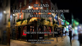 Irland – Eine literarisch-musikalische Kulturreise, Helge Stroemer, Samstag 1.3.2025, Hafenbühne, HafenCity, Hamburg