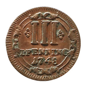 Umlaufmünze aus Münster 18. Jahrhundert