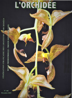 Revue l'orchide n° 148 Décembre 2019