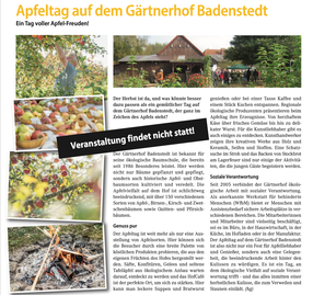 Badenstedt Apfeltag