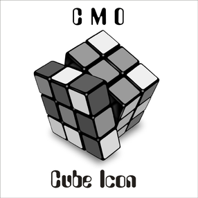 CMO-Album Cover von Cube Icon, Zauberwürfel von Ernö Rubik