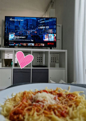 12 von 12 September 2022, Monday-Mood, Spaghetti und Netflix