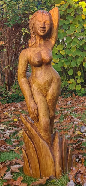 Holzskulptur Skulptur Akt Frauenakt Kunst Heike Lüders