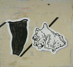 "ohne Titel",2012 Öl auf Karton