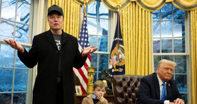 Musk et Trump en représentation à la Maison blanche 